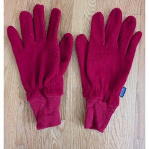Vintage Patagonia Fleece Gloves Adult Large Red Made in USA